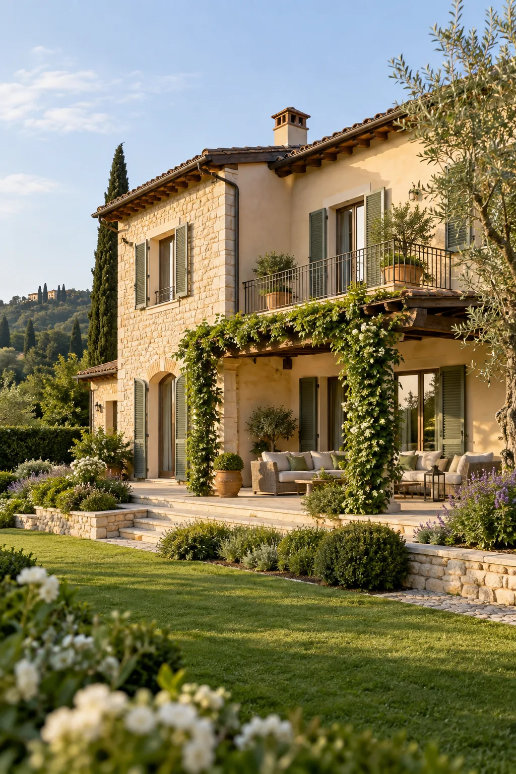Casa con giardino, immagine illustrativa